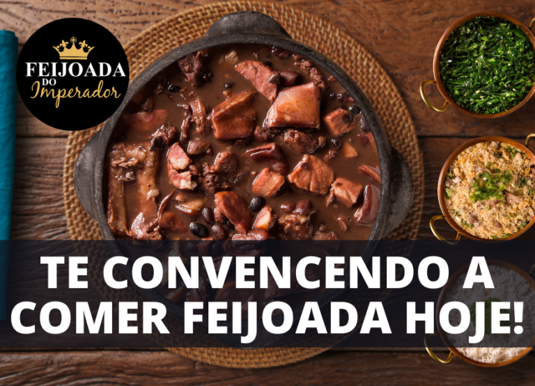 Te convencendo a comprar feijoada hoje!
